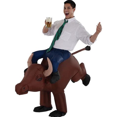 bull mask costume|inflatable bull rider costume.